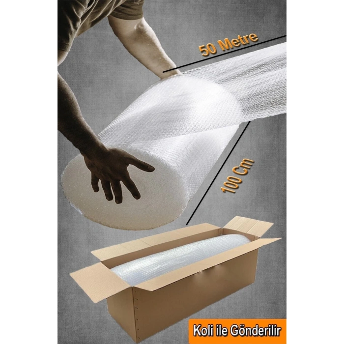 1x50 M Pat Pat Balonlu Ambalaj Patpat Naylon 50