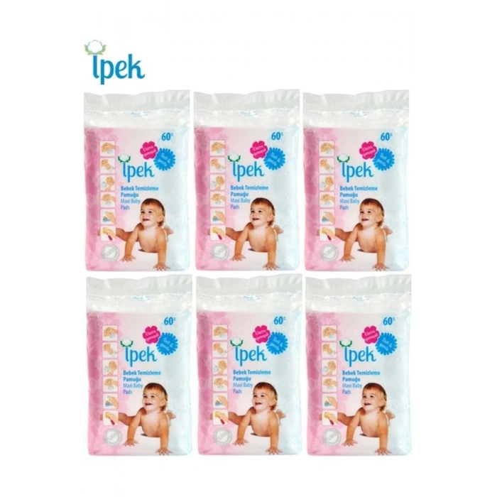 Bebek Temizleme Pamuğu 360 Adet (6pk*60)