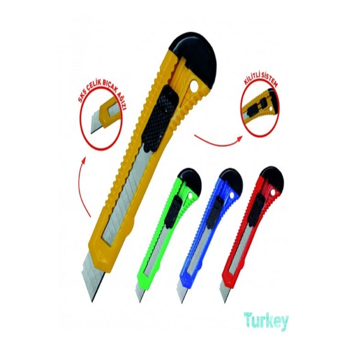 Maket Bıçağı Geniş Ağızlı Falçata - 24 Adet