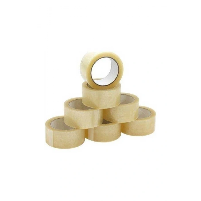 6 Adet 45mm X 40mt Şeffaf Koli Bandı Süper Kalite Koli Bantı