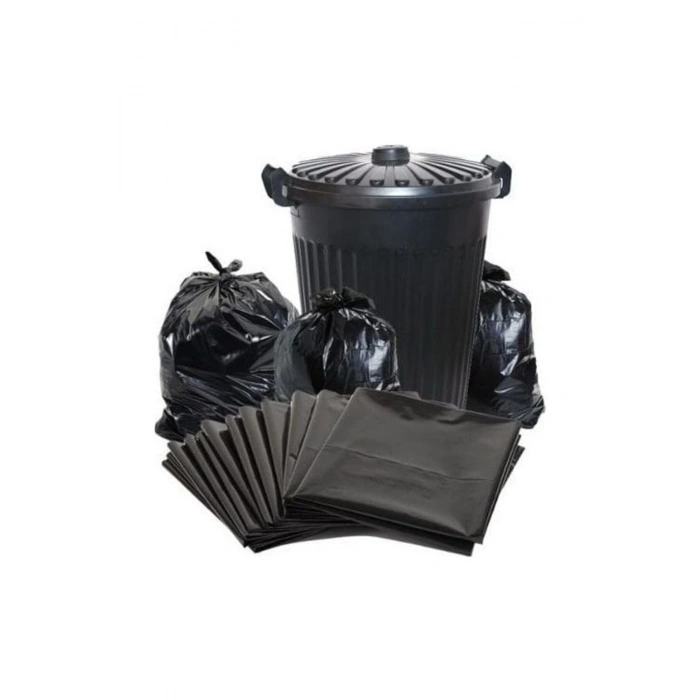 Vural J400 Siyah Çöp Poşeti 80x110 Rulo Çöp Poşeti 400 gr