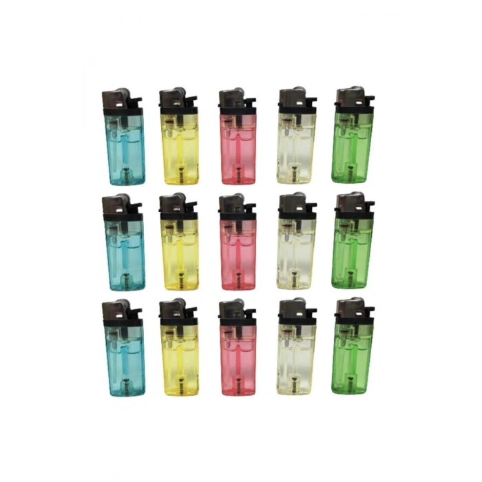 Yeniden Doldurulabilir Taşlı Çakmak 15 Adet