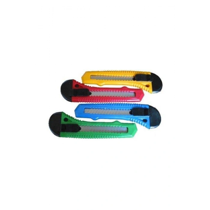 Geniş Sağlam Maket Bıçağı Plastik Falçata 1 Adet (Renkler stok durumuna göre)