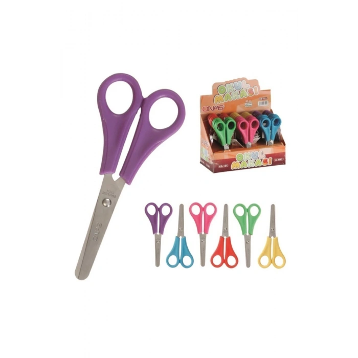 Ks-101 Okul Öğrenci Makası Cetvelli