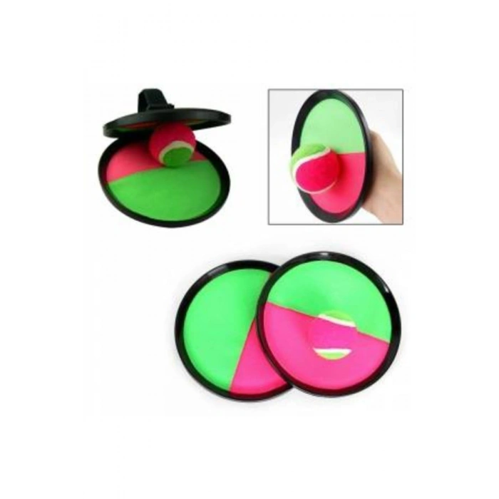 Metalik Eğlenceli Bahçe Oyuncağı At Tut Oyun Set Cırtlı Top Yakalama 3+ Yaş