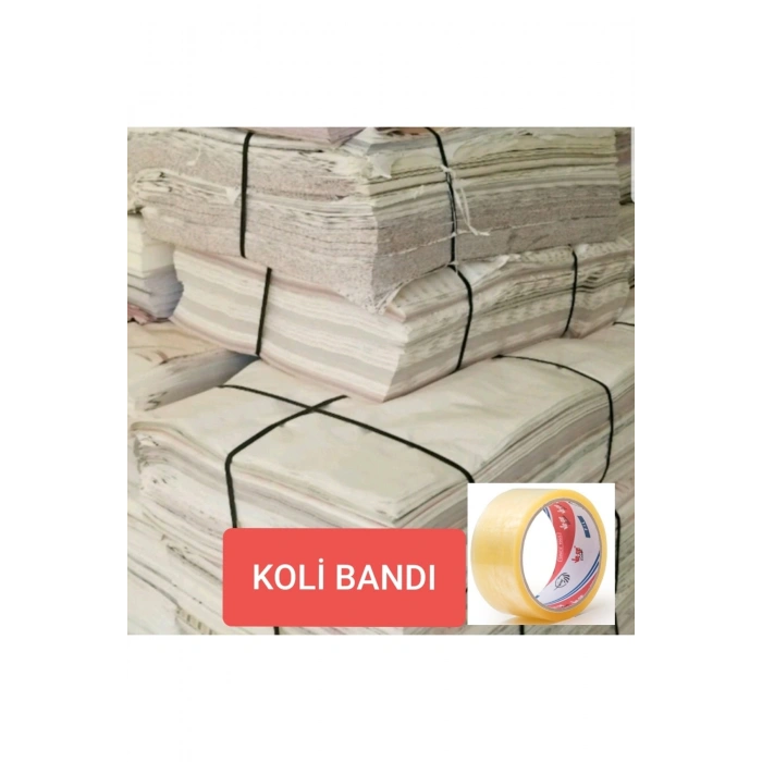 40x60cm Tabak Bardak Sarma Taşıma Taşınma Paketleme Kağıdı 100 Adet + Koli Bandı