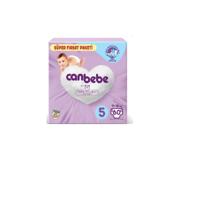 Bebek Bezi 5 Beden 11-18 kg 60 Adet