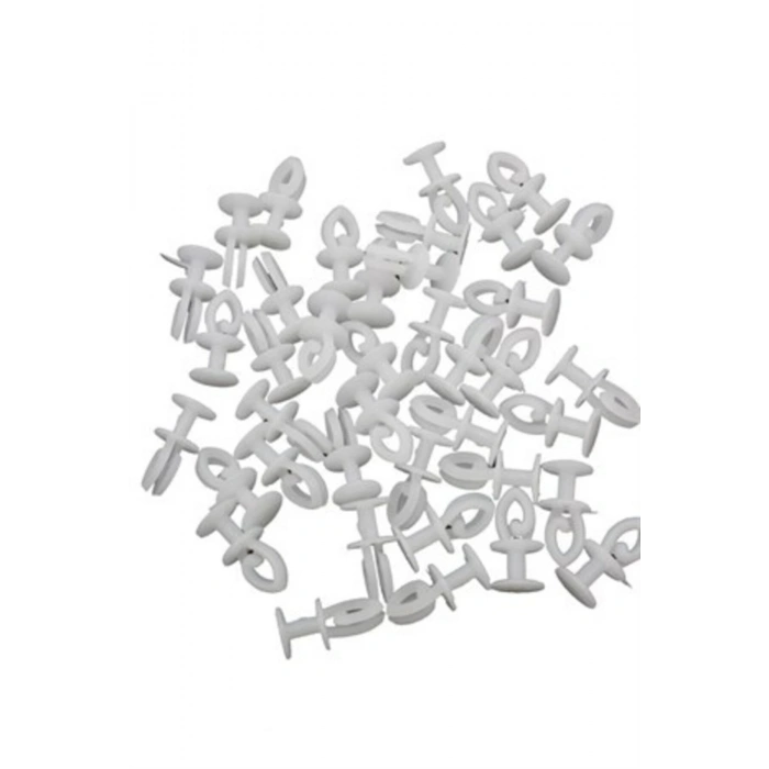 100 Adet Geçmeli Sistem Tül Ve Perde Düğmesi