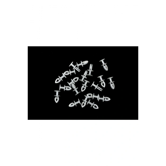 Perde Düğmesi Geçmeli Plastik Rulet 100 Adet