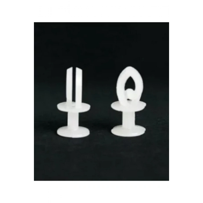 Perde Düğmesi Geçmeli Plastik Rulet 100 Adet