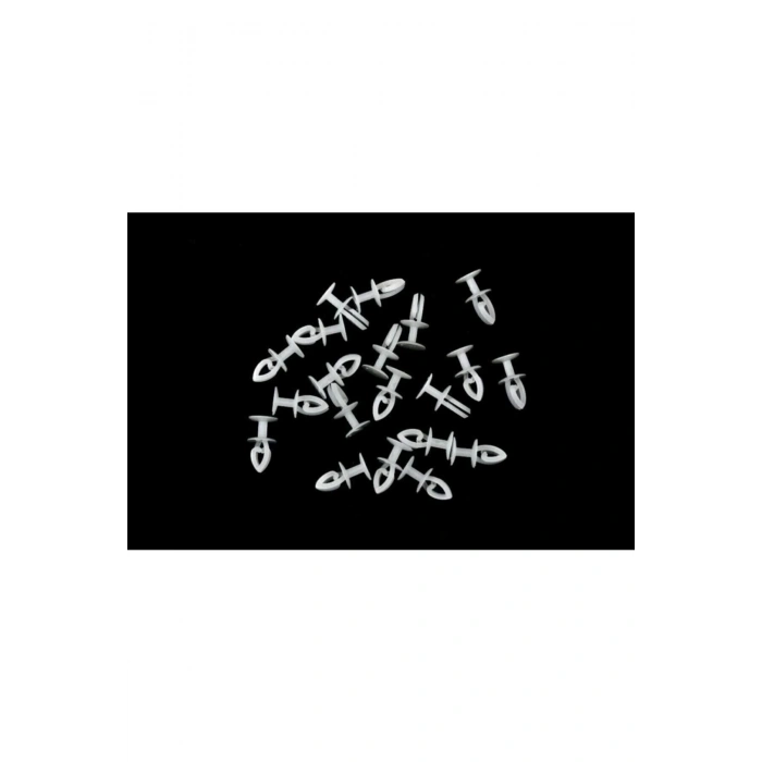 Geçmeli Perde Korniş Düğmesi 100 Adet Kancalı Perde Rayı Düğmesi