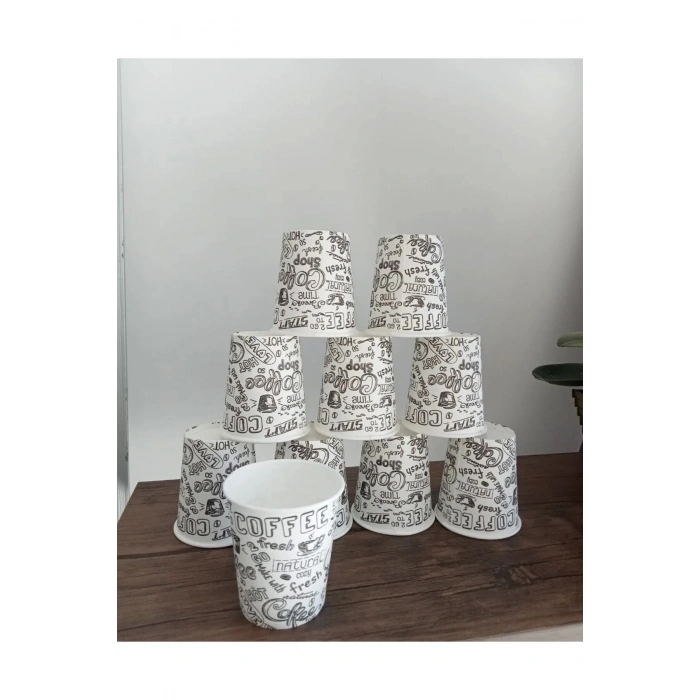 400 Adet 7 Oz Karton Kahve Çay Su Bardağı