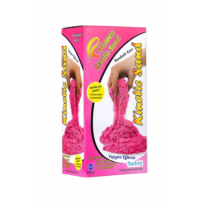 Heroes Kinetik Kum 500 gr Pembe Oyun Kumu K.k