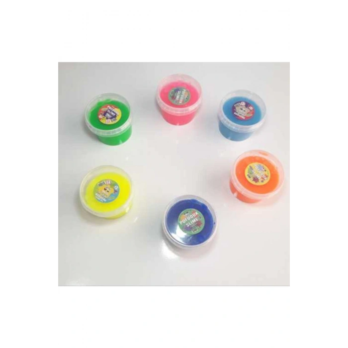 Fosforlu 5li Hazır Slime Büyük Kutu Oyun Jeli Jl001