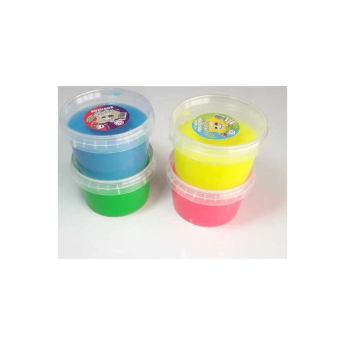 Fosforlu 5li Hazır Slime Büyük Kutu Oyun Jeli Jl001