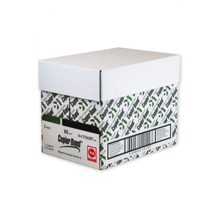 Copier Bond A4 Kağıt, 5’li Paket (toplam 2500 Yaprak)