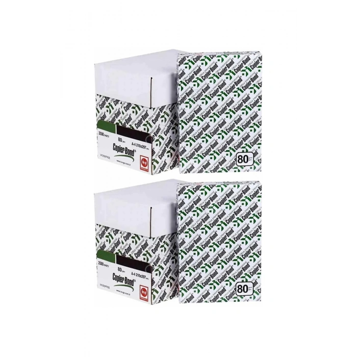 Ve-ge Copier Bond A4 80 G/m² 5.000 Ad. Fotokopi Kağıdı (10lu Paket)