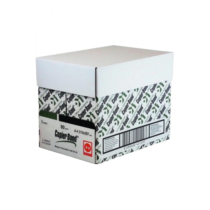Copier Bond (Ve-Ge) A4 80Gr Fotokopi Kağıdı 1500 Adet Kağıt (3Pk*500 Kağıt)