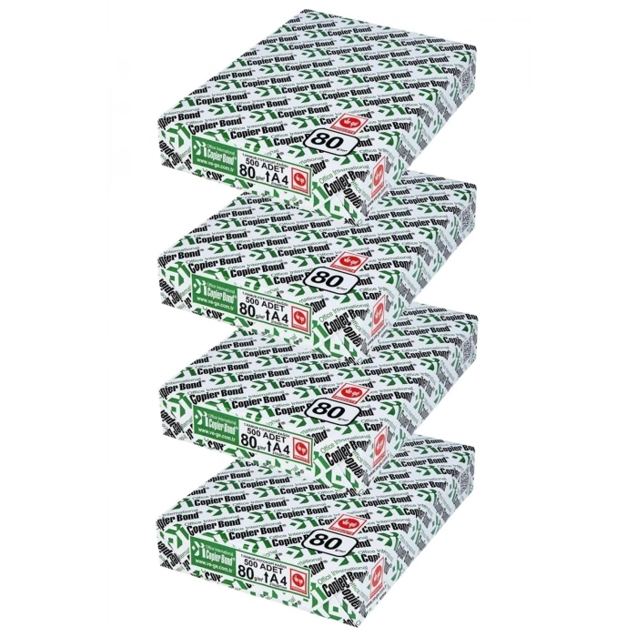 (ve-ge) A4 80gr/m2 Fotokopi Kağıdı 2000 Adet (4pk*500)