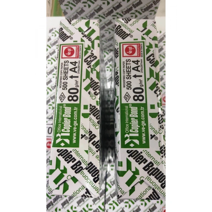 FOTOKOPİ KAĞIDI - VE-GE - COPİER BOND 2X500 LÜ FOTOKOPİ KAĞIDI