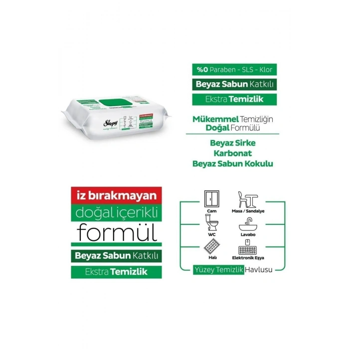 Easy Clean Yüzey Tem. Havlusu 100 x12 Adet