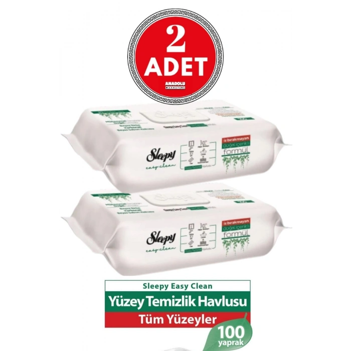 Easy Clean Yüzey Temizlik Havlusu 100 Lü X 2 Adet
