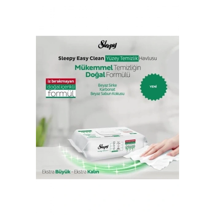 Easy Clean Yüzey Temizlik Havlusu 100 Lü X 3 Adet