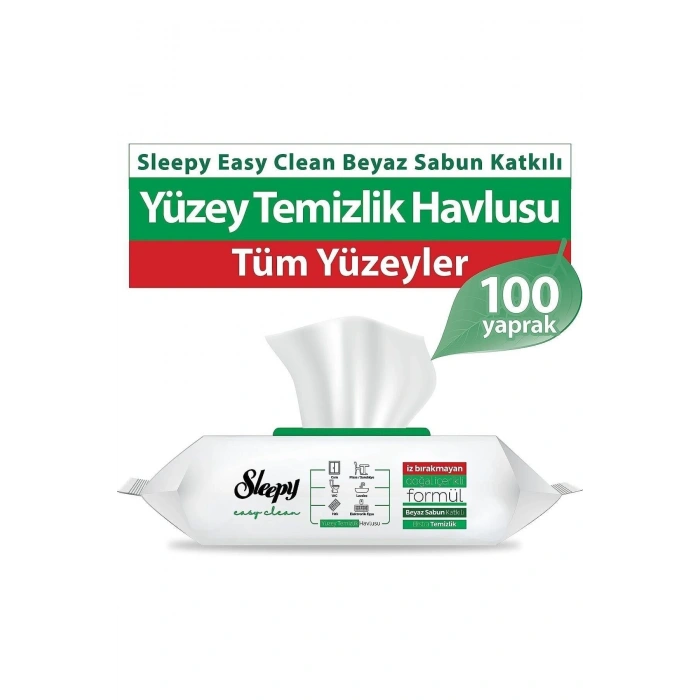 Easy Clean Yüzey Temizlik Havlusu 100 Yaprak 3 ADET