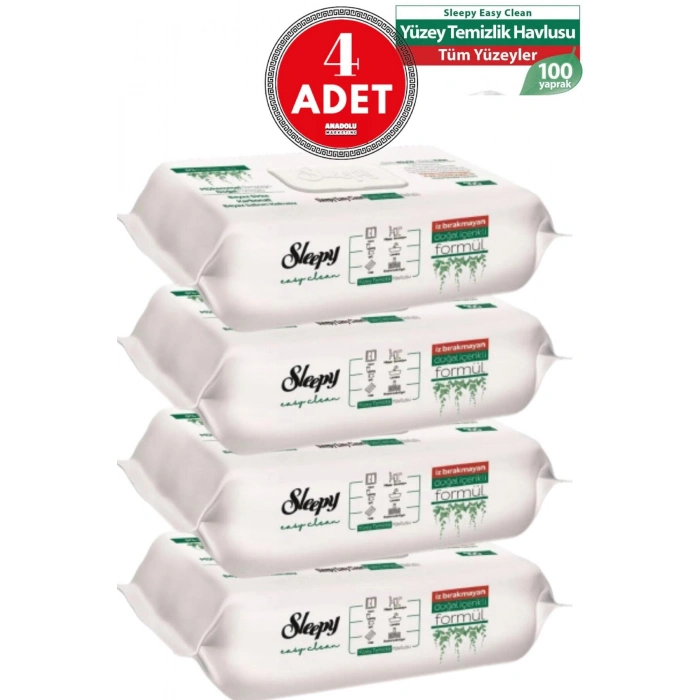 Easy Clean Yüzey Temizlik Havlusu 100 Lü X 4 Adet (400 YAPRAK)