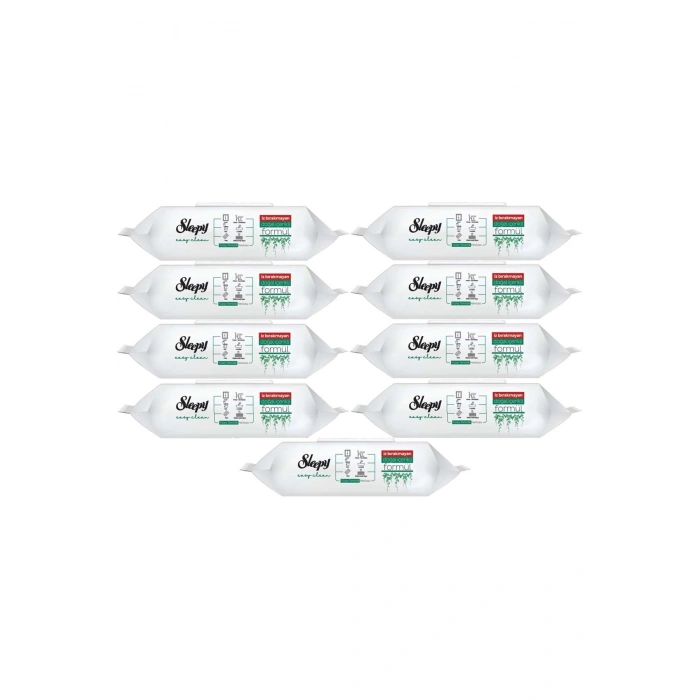 Easy Clean Yüzey Temizlik Havlusu 100 Yaprak Plastik Kapaklı (9 Lu Set) 900 Yaprak