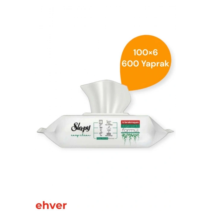 6Lı Easy Clean Yüzey Temizlik Havlusu (600 Yaprak)