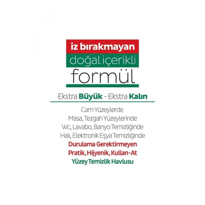 Easy Clean Yüzey Temizlik Havlusu 100 Yaprak (5 Li Set) 500 Yaprak