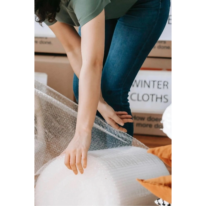 Balonlu Naylon 100cm X 50 Metre 1. Kalite Kalın Havalı Naylon Balonlu Naylon Pat Pat Pıt Pıt