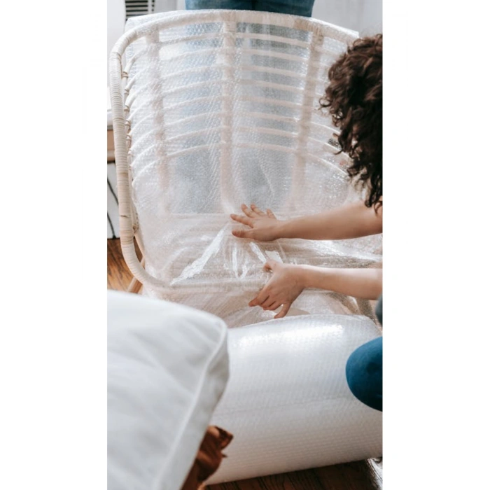 Üç Katlı Kalın Balonlu Naylon Patpat Pıtpıt Ambalaj Paketleme Eşya Koruma Naylonu 50 cmx10 mt 45 gr