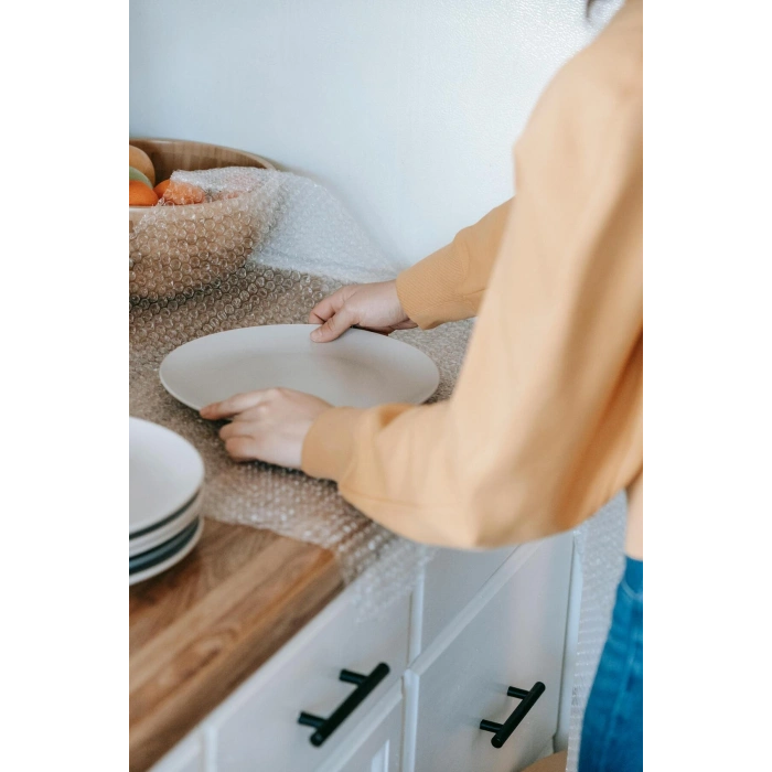 Balonlu Naylon25cm X 50 Mt Eko 1 .sınıf Balonlu Poşet Havalı Naylon Pat Pat Ambalaj