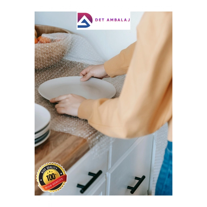 Balonlu Naylon 50 Cm X 50 Mt Eko 25-30 gram 1 .sınıf Balonlu Poşet Havalı Naylon Pat Pat Ambalaj