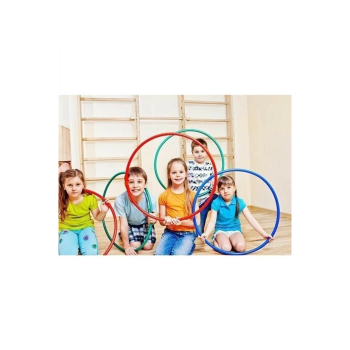 Hulahop Çember 60 Cm Çap 5li Paket Karışık Renkli
