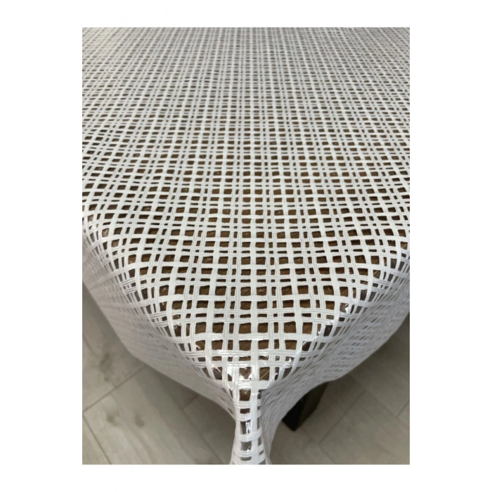 Hasır Desen Lüks Pvc Silinebilir Masa Örtüsü