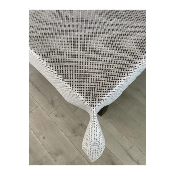 Hasır Desen Lüks Pvc Silinebilir Masa Örtüsü