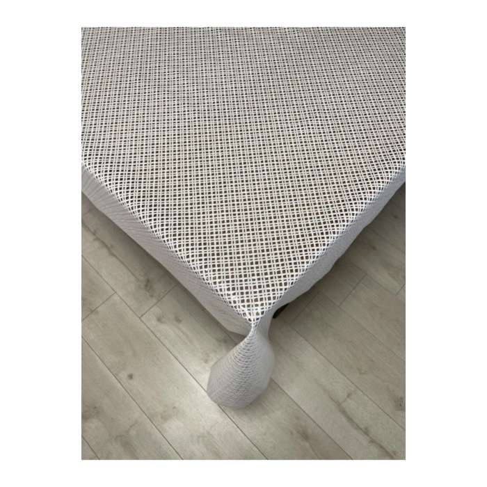 Hasır Desen Lüks Pvc Silinebilir Masa Örtüsü