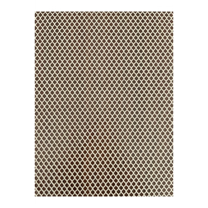 Petek Desen Lüks Pvc Silinebilir Masa Örtüsü Krem