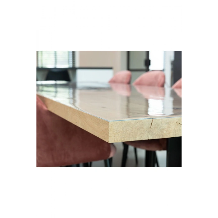 Şeffaf Masa Örtüsü Pvc Şeffaf Kalın Masa Örtüsü 1.4mm Masa Koruyucu