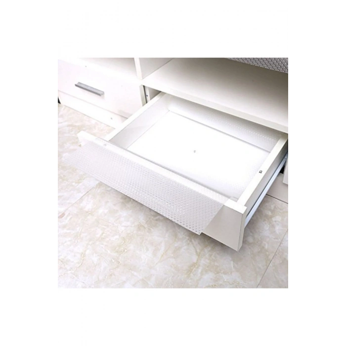 Sılver Eva Kaymaz 45cm X 3 Metre Şeffaf Kaymaz Raf Dolap Içi Ve Çekmece Içi Örtüsü