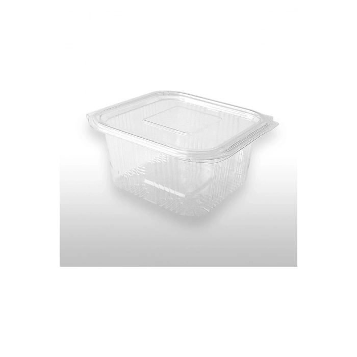 Plastik Sızdırmaz Kap 500 cc Kendinden Kapaklı 100lü