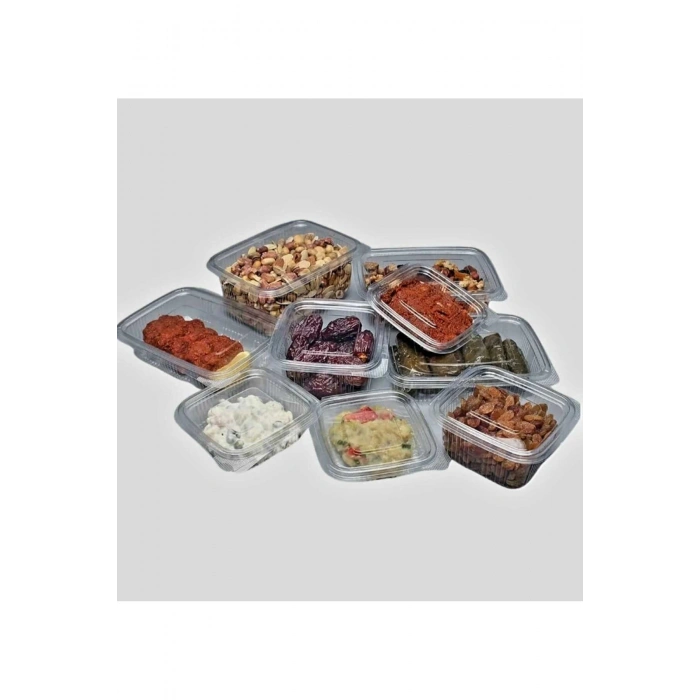 Sızdırmaz Kap Plastik Tek Kullanımlık Kap 500 gr (500cc) 50 Adet