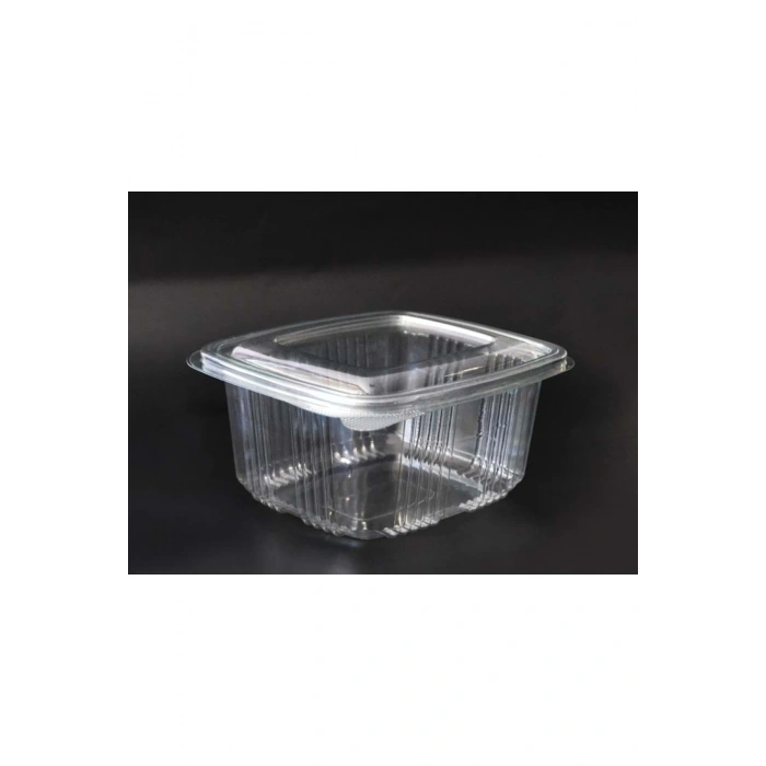 500 Cc Sızdırmaz Kapaklı Tek Kullanımlık Saklama Kabı - 100lü