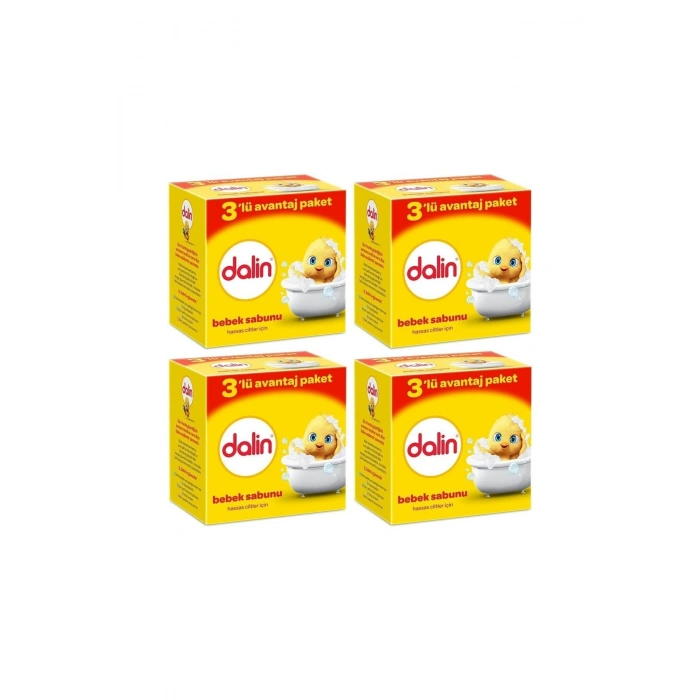 Bebe Sabun 3lü PKT X 4 Adet