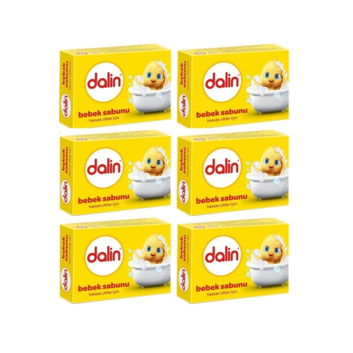 Bebek Sabunu 100 gr Yeni Formül 6 Adet