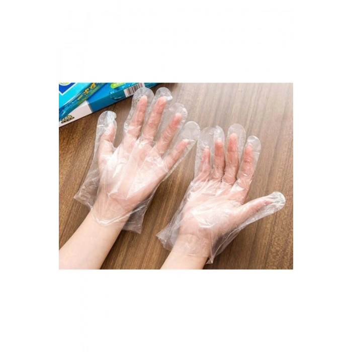 Tek Kullanımlık Şeffaf Eldiven (poşet Eldiven) - 500 Adet