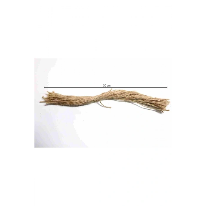 Etiket Bağlama Hasır Ipi Jüt Ip 30 cm 50 Adet